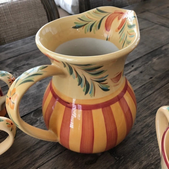 Southern Living Gail Pittman Siena Pitcher Retired - Picture 1 of 3